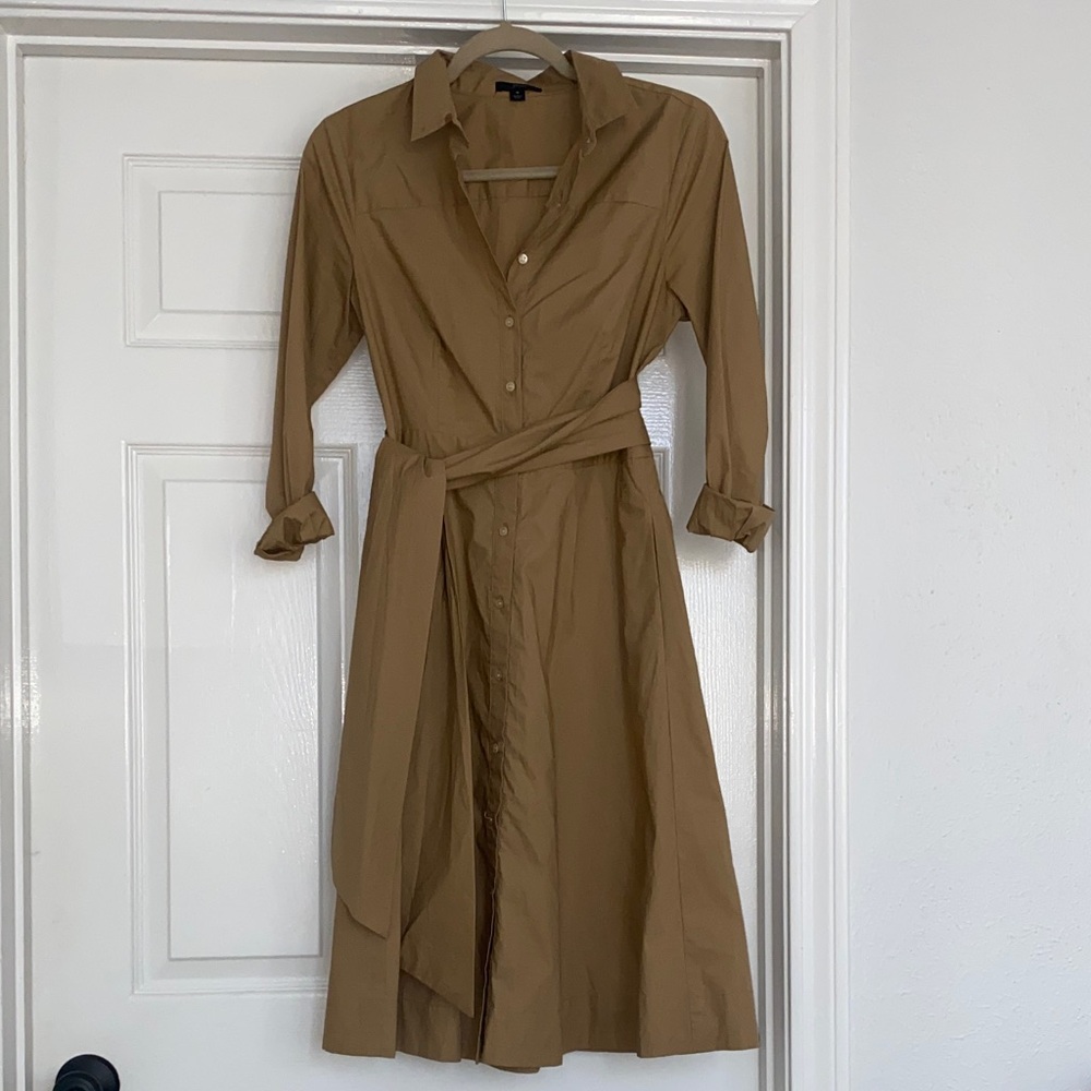 J. Crew Tan Shirt Dress